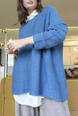 Conrad Oversized Boxy Knit Denim